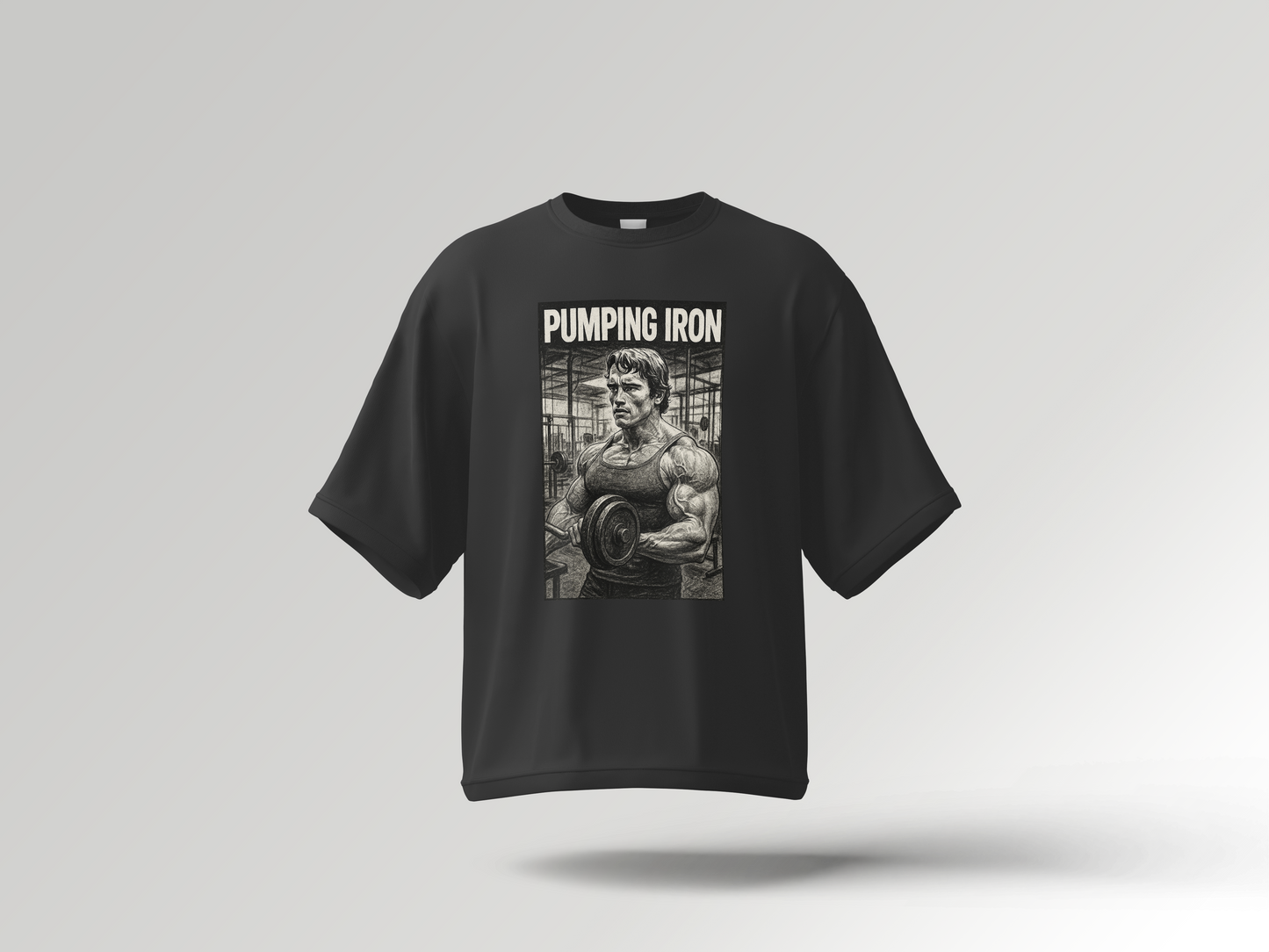 Arnold Pumping Iron Unisex Oversized Classic T-Shirt