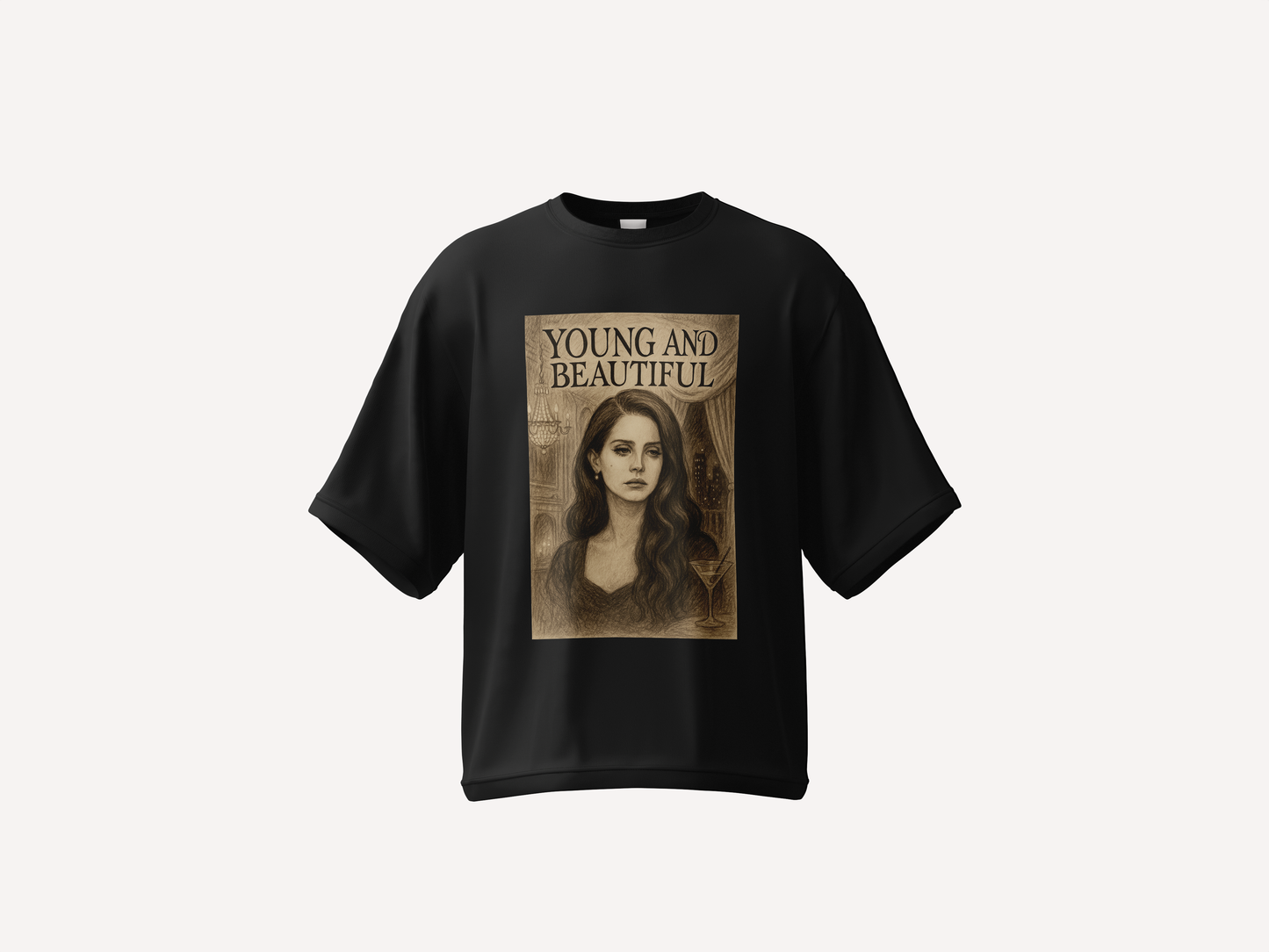 Lana Del Rey Y&B Unisex Oversized T-Shirt