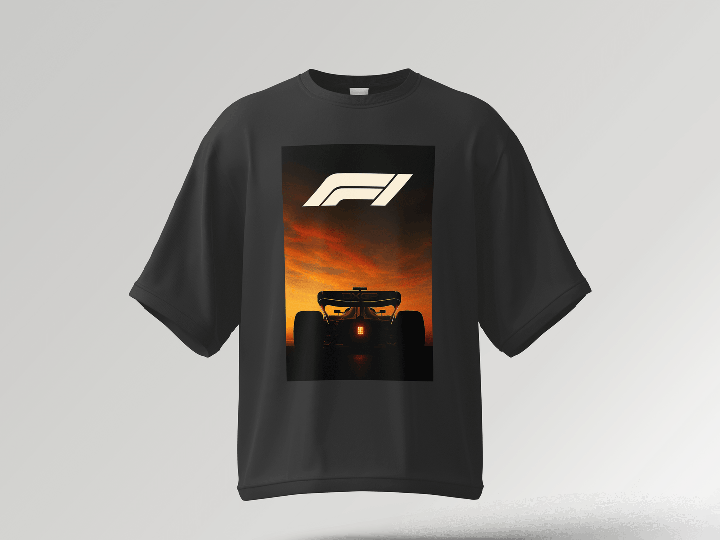 F1 Unisex Oversized Classic T-Shirt - Black