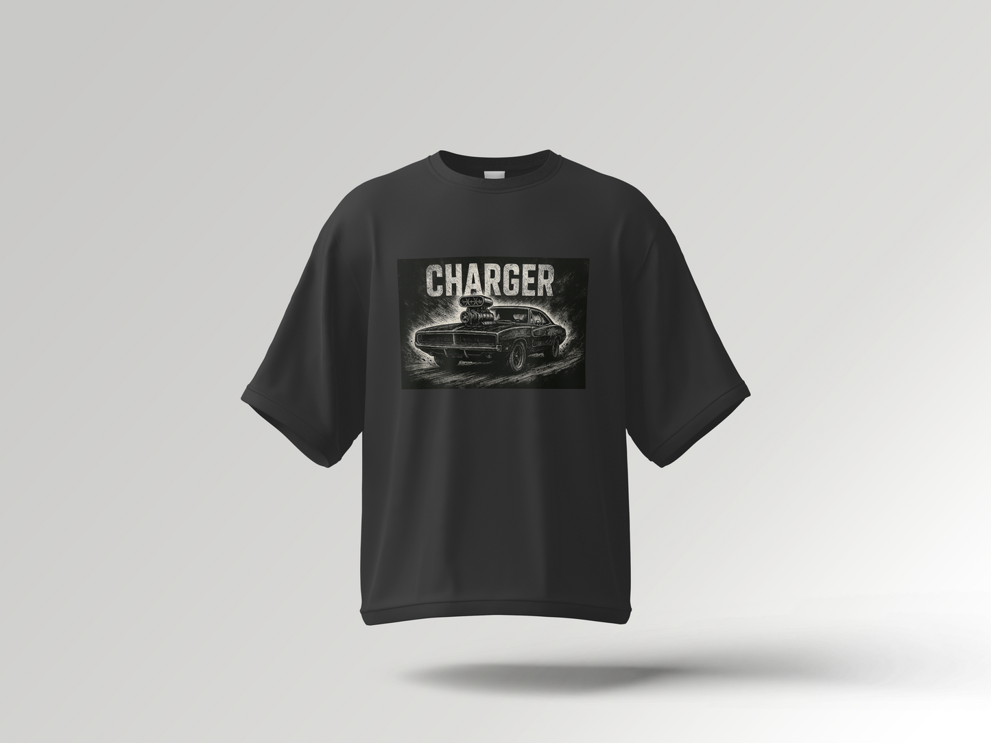 Vintage Dodge Charger Unisex Oversized T-Shirt
