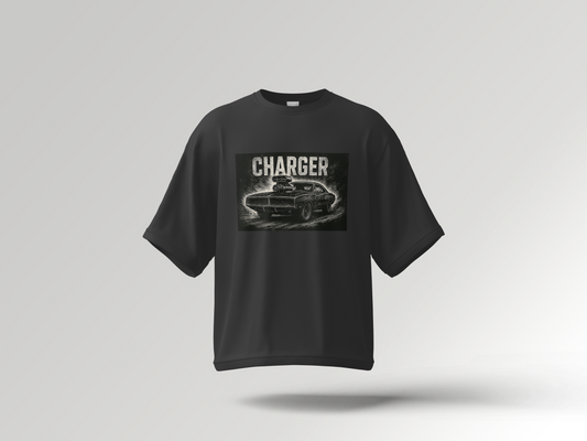 Vintage Dodge Charger Unisex Oversized T-Shirt